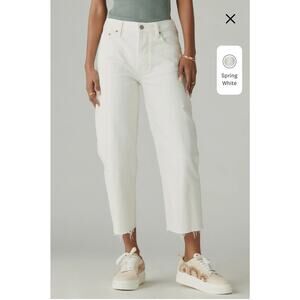 Lucky Brand Women’s 25 (28 x 27)  Jeans 90s Loose High Rise Crop Straight Denim